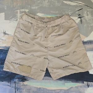 A-COLD-WALL* CORE MONOGRAM NYLON SHORTS Samuel Ross XL